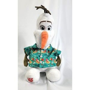Build A Bear Frozen Olaf plush Hawaiian shirt In Summer 19"